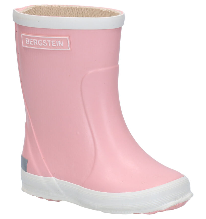 Bergstein Bottes de pluie en Rose pour filles (280579) - pour semelles orthopédiques