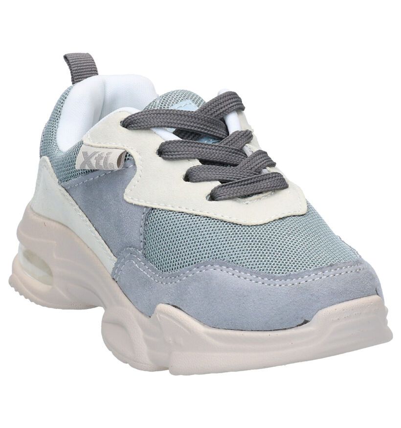 Xti Kids Blauwe Sneakers in stof (281202)