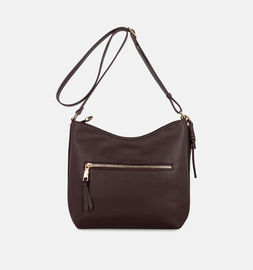 Laurent David Donkerbruine Crossbodytas voor dames (381514)