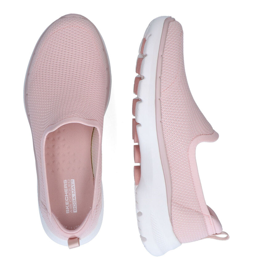 Skechers Go Walk 6 Clear Virtue Baskets en Rose pour femmes (305300)