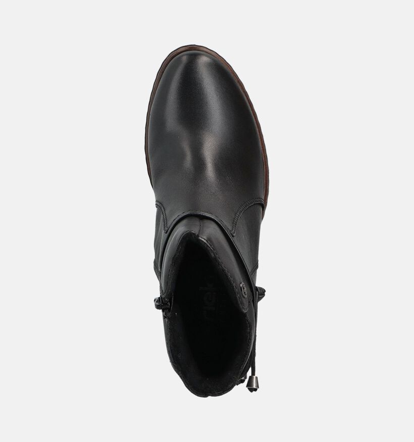 Rieker Bottines à talons en Noir pour femmes (360470)