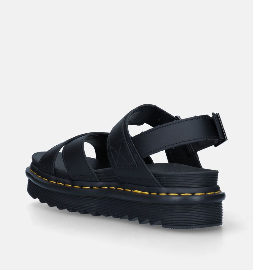 Dr. Martens Voss II Zwarte Plateausandalen voor dames (335040)