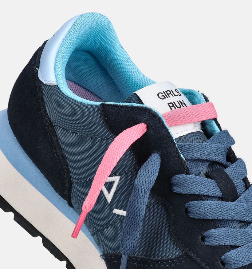 Sun68 Ally Solid Nylon Donkerblauwe Sneakers voor dames (368708) - geschikt voor steunzolen
