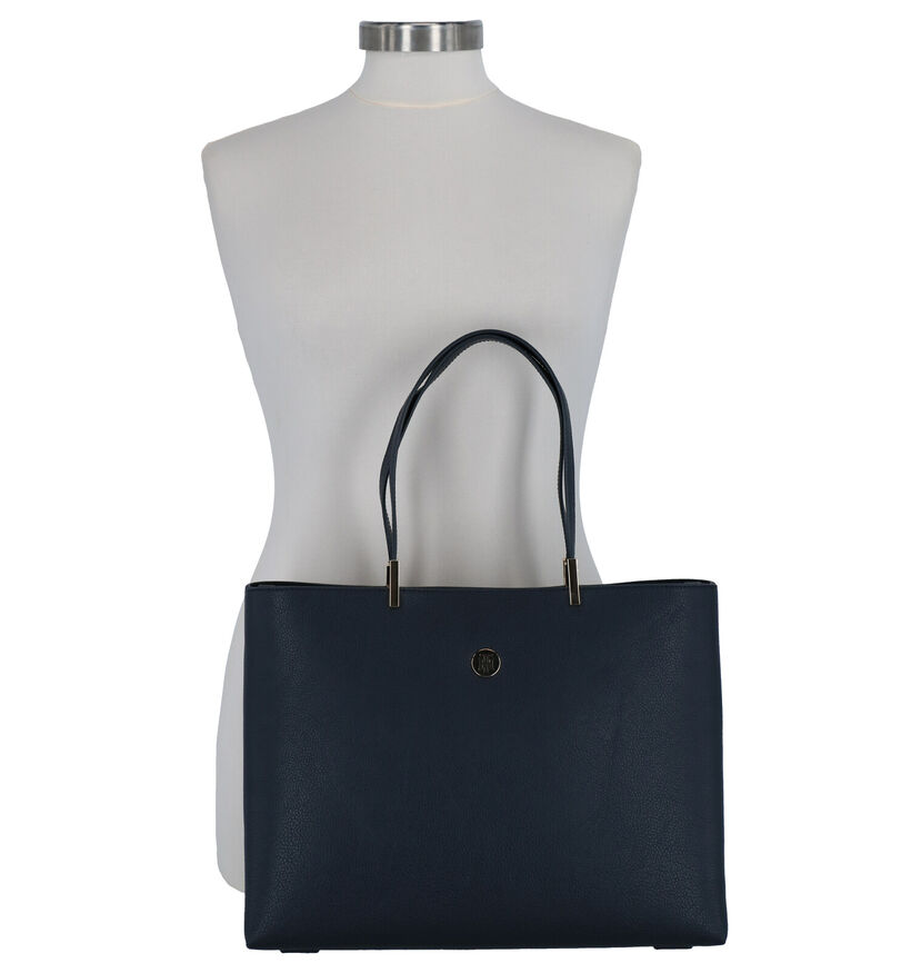 Tommy Hilfiger TH Core Cabas en Bleu foncé en simili cuir (264563)