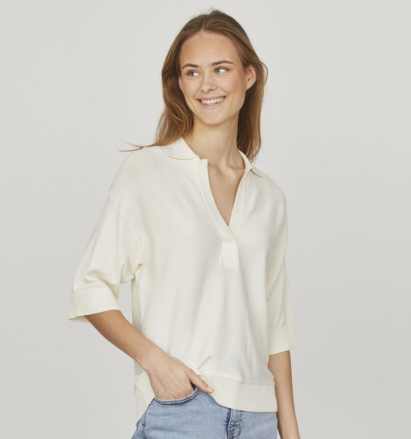 SISTERS POINT Hilva Blouse en Écru pour femmes (349330)