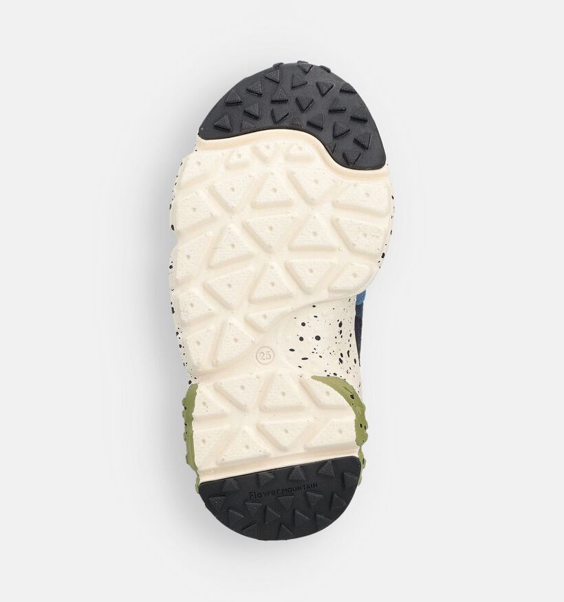 Naturino x Flower Mountain Yamano 3 Chaussures à enfiler en Bleu pour filles, garçons (364150) - pour semelles orthopédiques