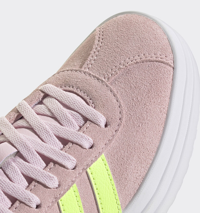 adidas Court Bold Baskets en Rose pour filles (350152)