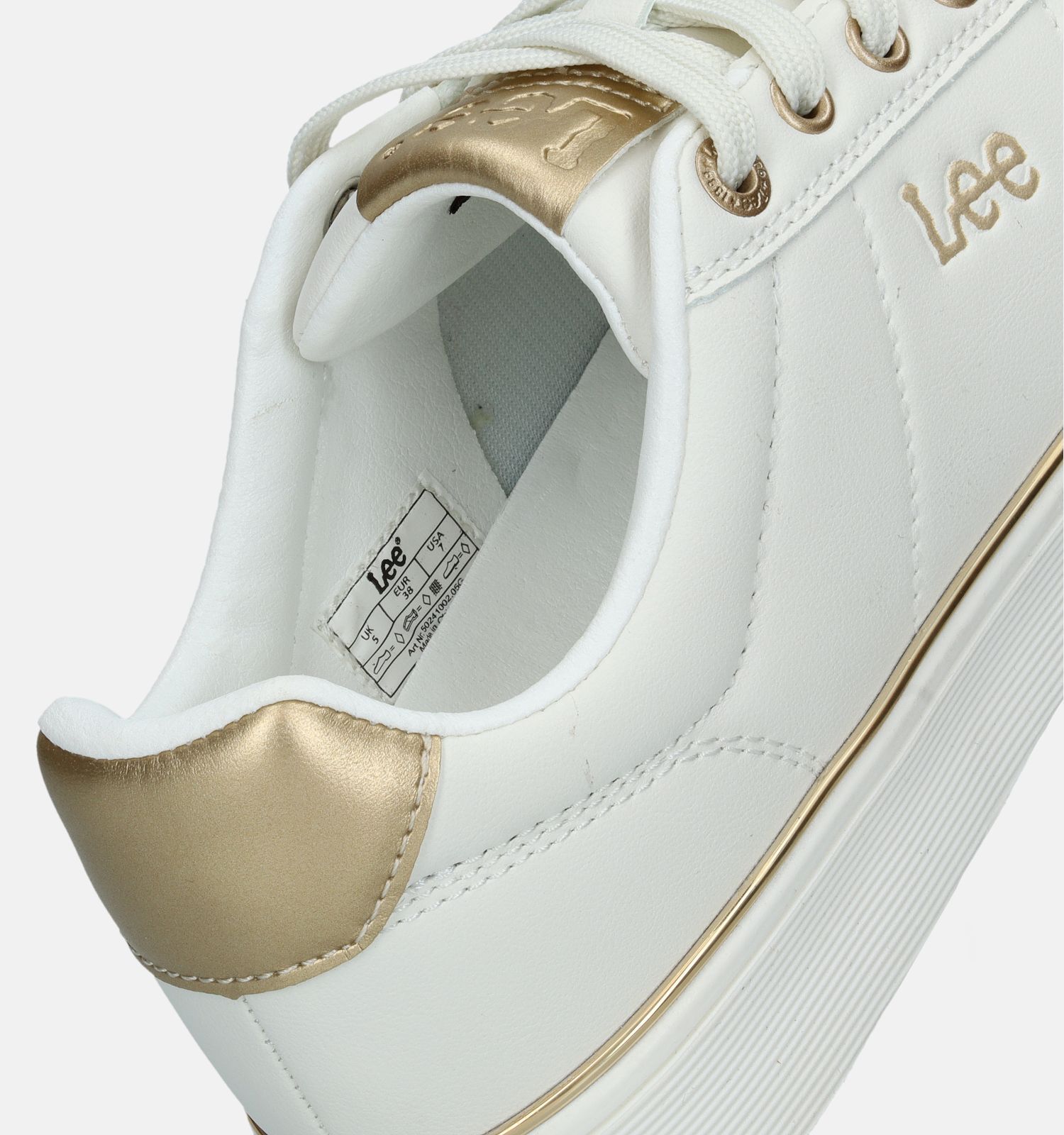Lee Scarlet Witte Sneakers Dames Sneakers Online op TORFS.BE