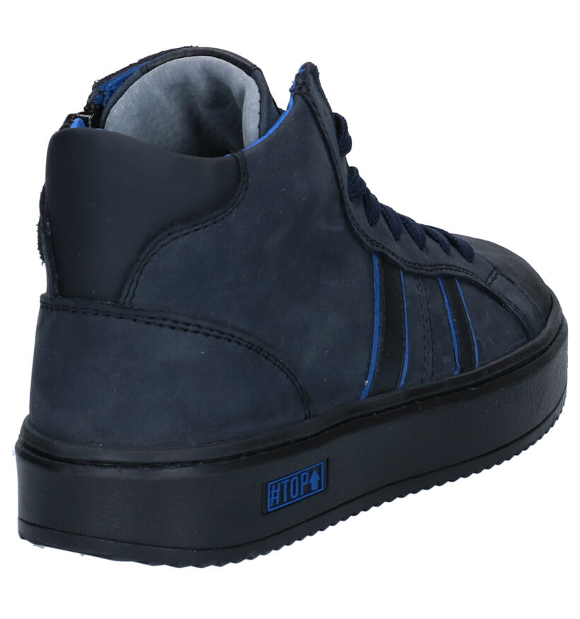 Hampton Bays Blauwe Boots voor jongens (296025) - geschikt voor steunzolen