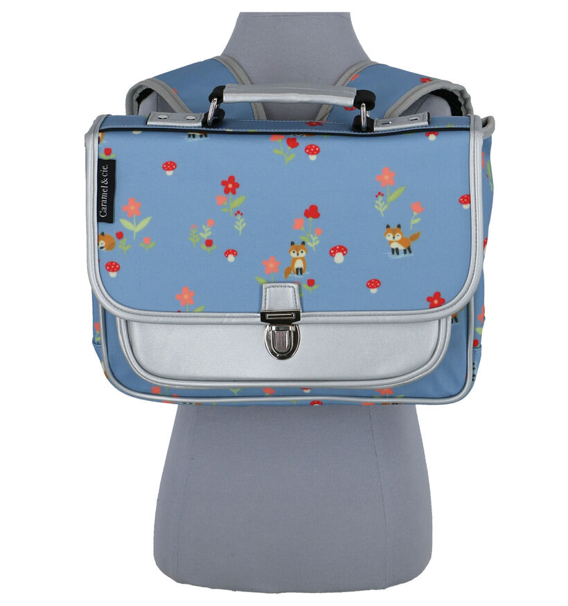 Caramel & cie Cartable en Bleu en textile (263654)