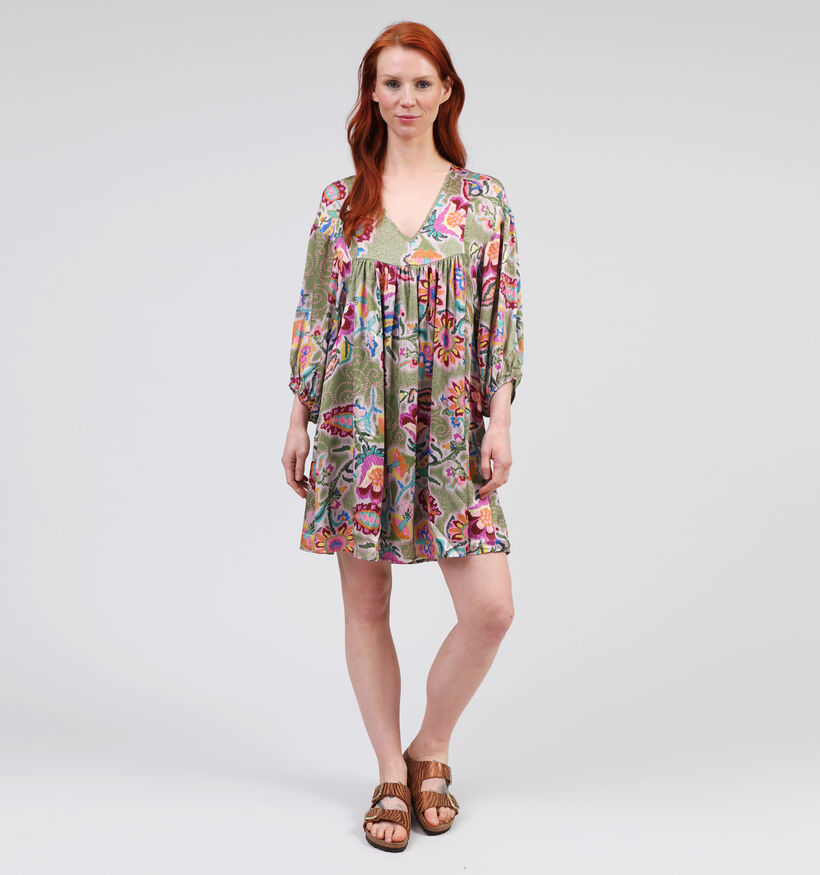 Rue Mazarine Folk Groene Korte Jurk voor dames (357941)
