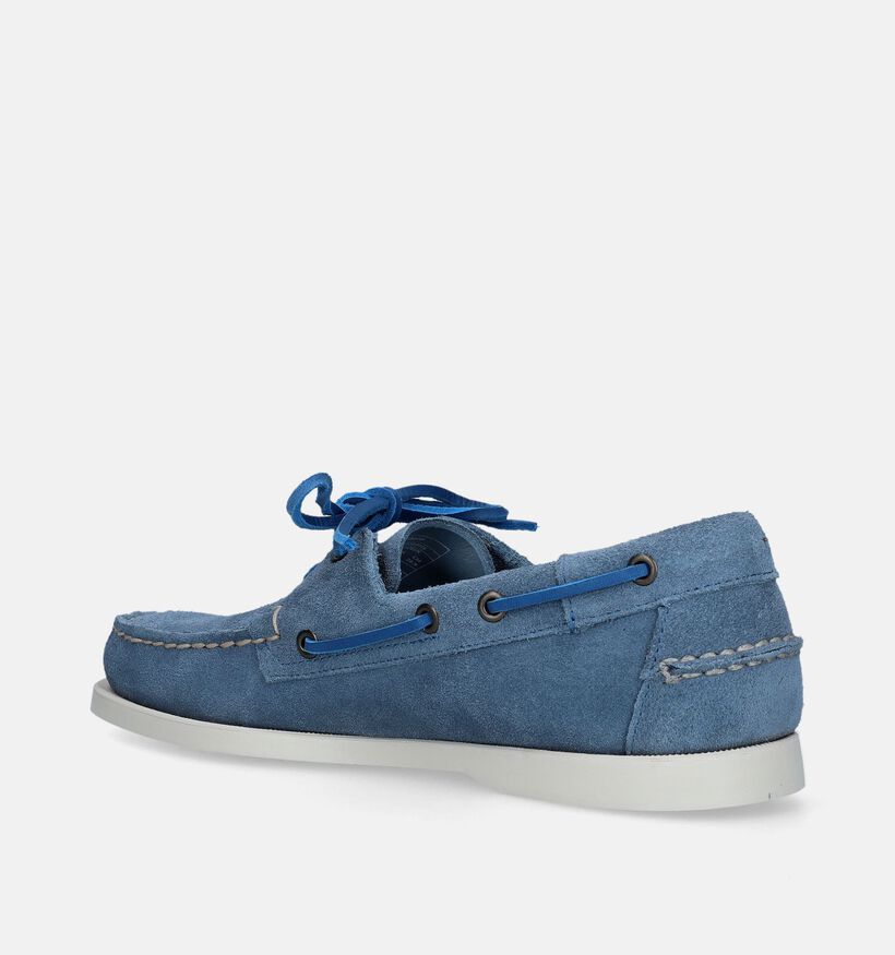 Sebago Dockside Portland Flesh Out Blauwe Bootschoenen voor heren (336840)