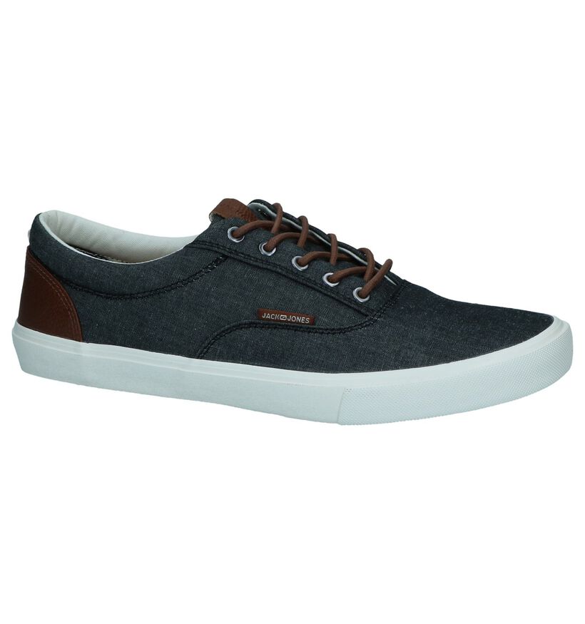 Jack & Jones Vision Classic Chambray Blauwe Veterschoenen in stof (286411)