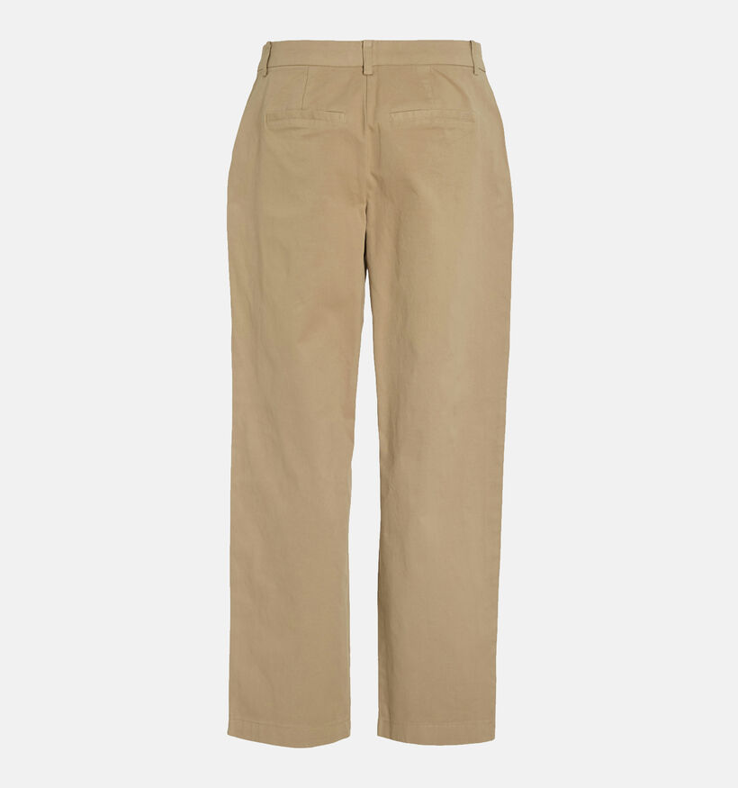 Vila Storma Pantalon chino en Brun pour femmes (335481)