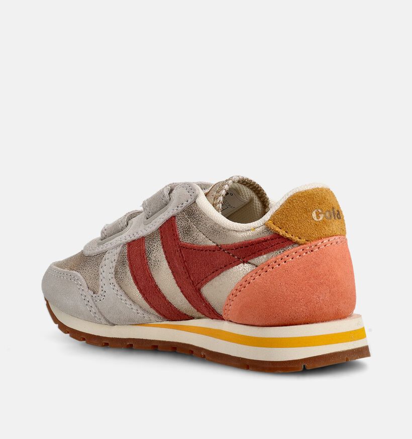 Gola Daytona  Baskets basses en Or pour filles (368592) - pour semelles orthop&eacute;diques