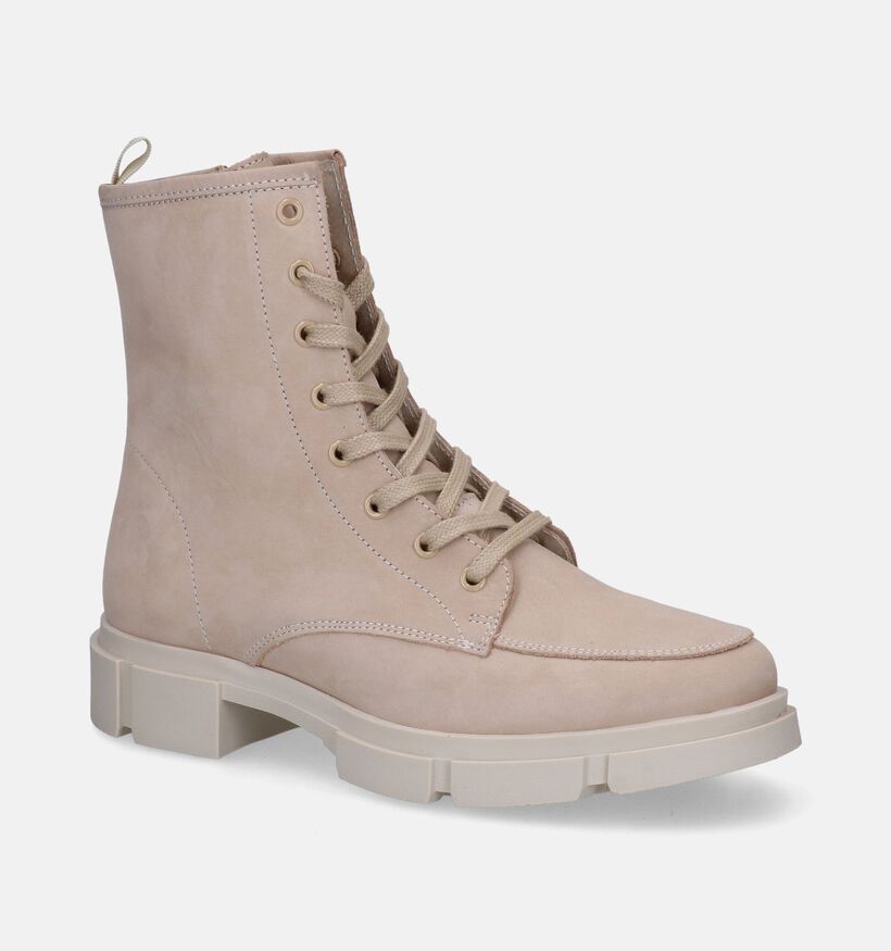 Tango Romy Beige Boots voor dames (311850) - geschikt voor steunzolen