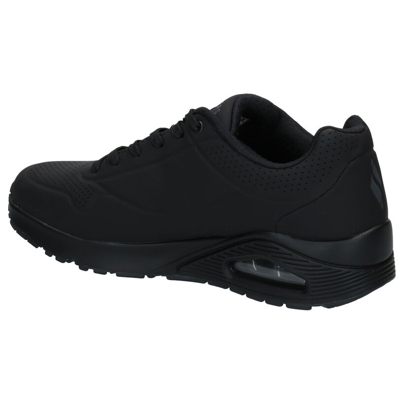 Skechers Uno Stand On Air Zwarte Sneakers voor heren (334160)
