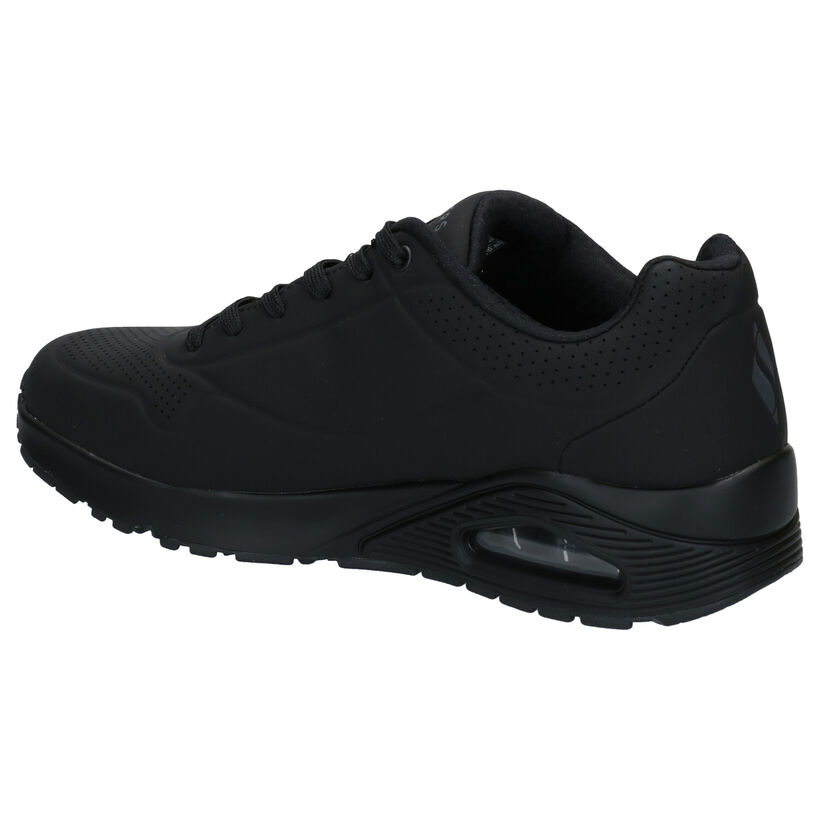 Skechers Uno Stand On Air Zwarte Sneakers voor heren (359746)