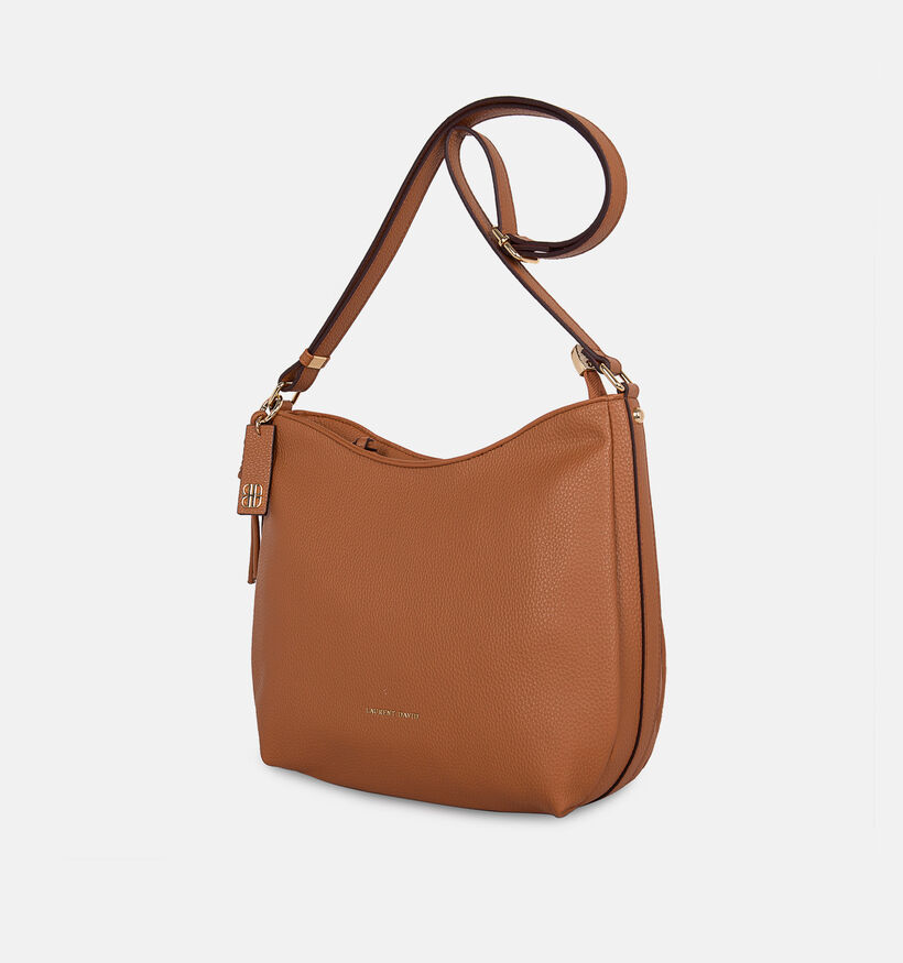 Laurent David Cognac Crossbodytas voor dames (381515)