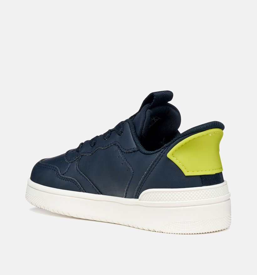 Geox Baskets basses en Bleu fonc&eacute; pour gar&ccedil;ons (370146) - pour semelles orthop&eacute;diques