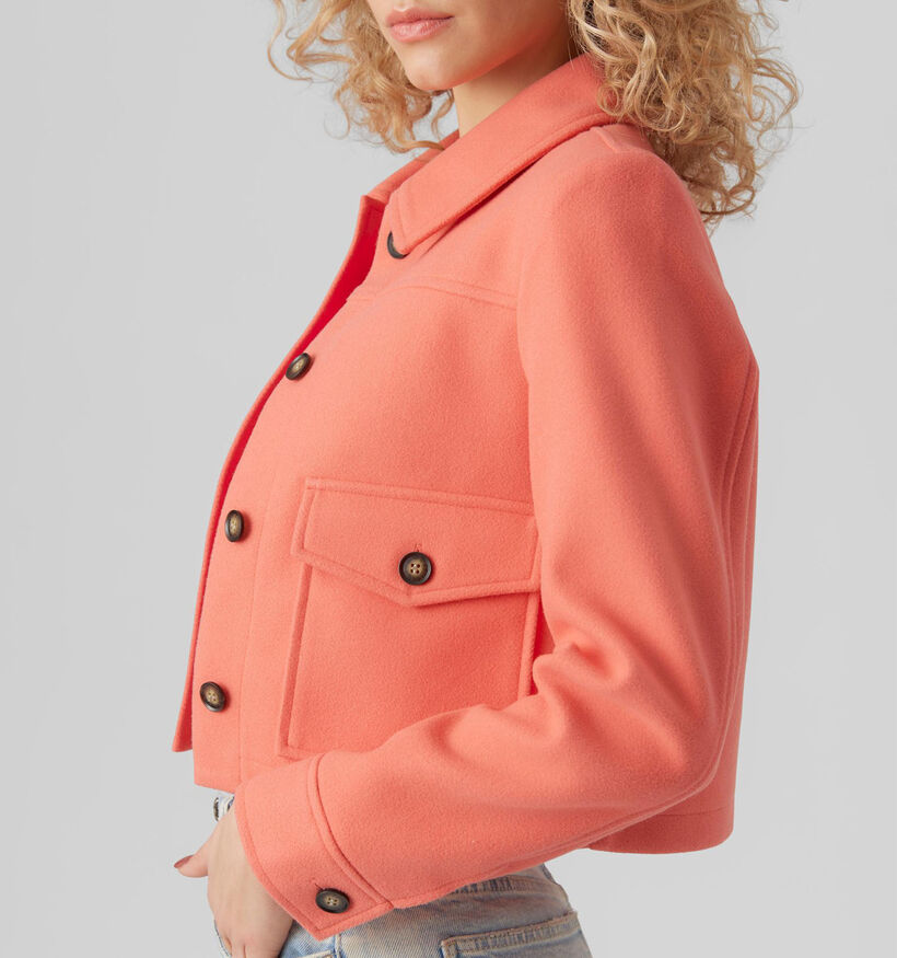 Vero Moda Vibe Manteau en Orange pour femmes (327013)