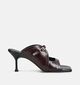 March23 Cemi Nu-pieds à talons en Bordeaux pour femmes (364191)