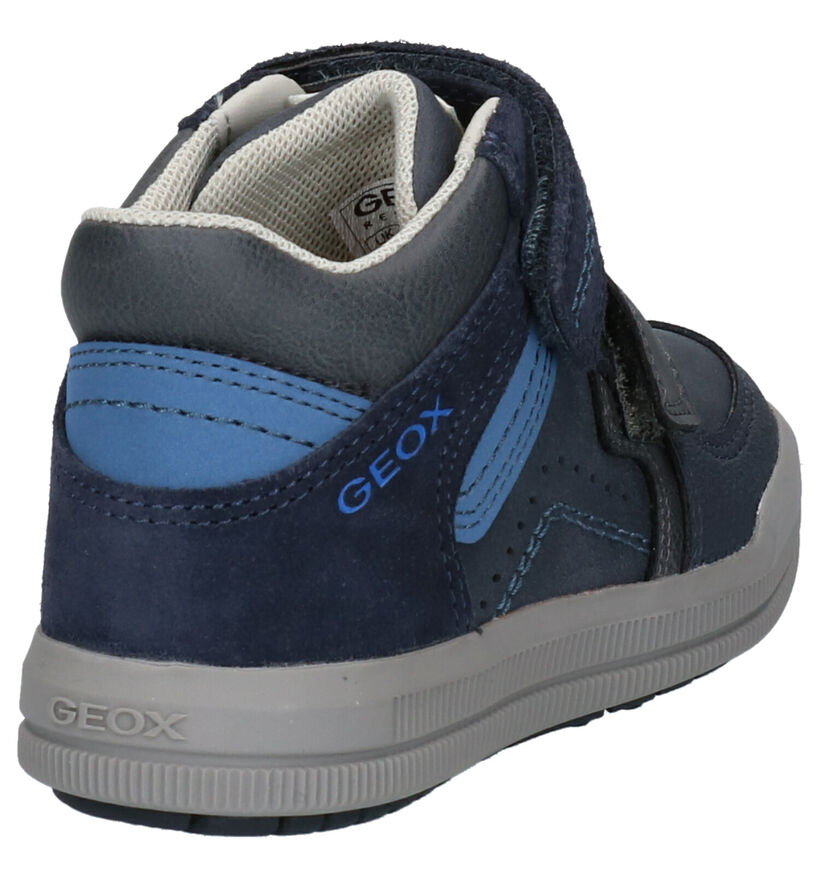 Geox Chaussures hautes en Bleu foncé en cuir (254506)