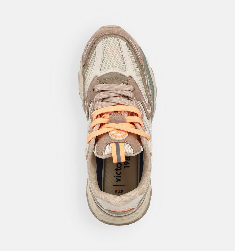 Victoria Beige Sneakers voor dames (369937) - geschikt voor steunzolen