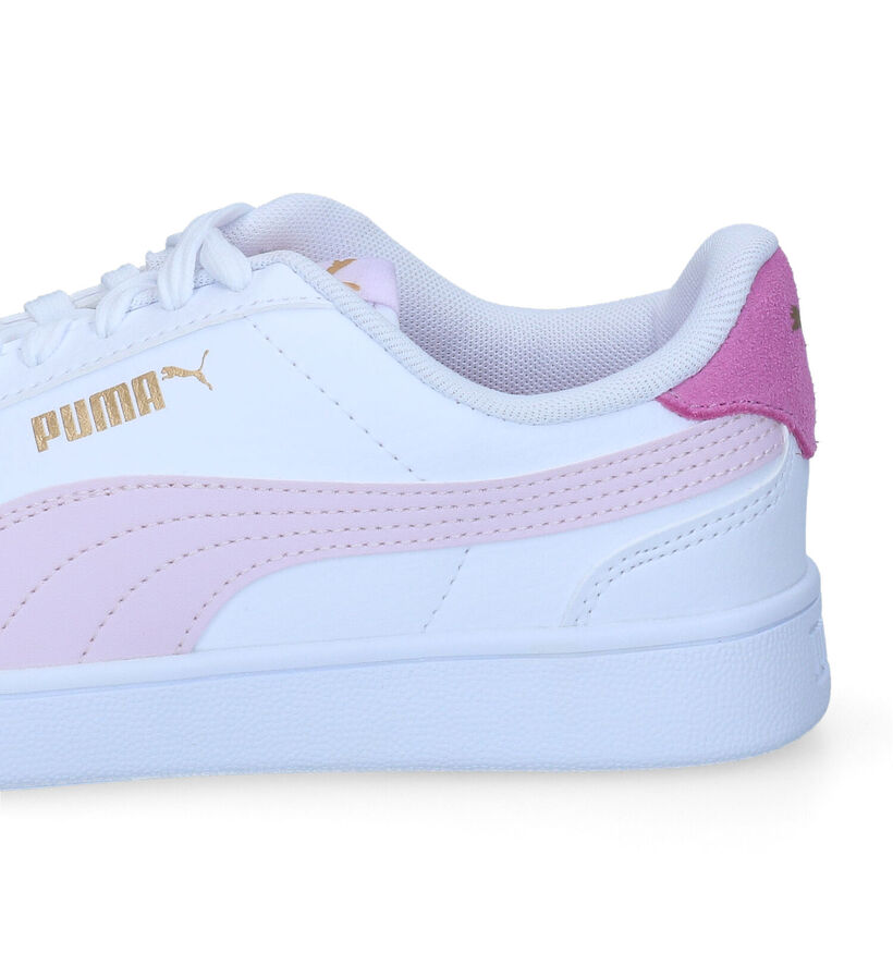 Puma Shuffle Witte Sneakers voor dames (301373) - geschikt voor steunzolen