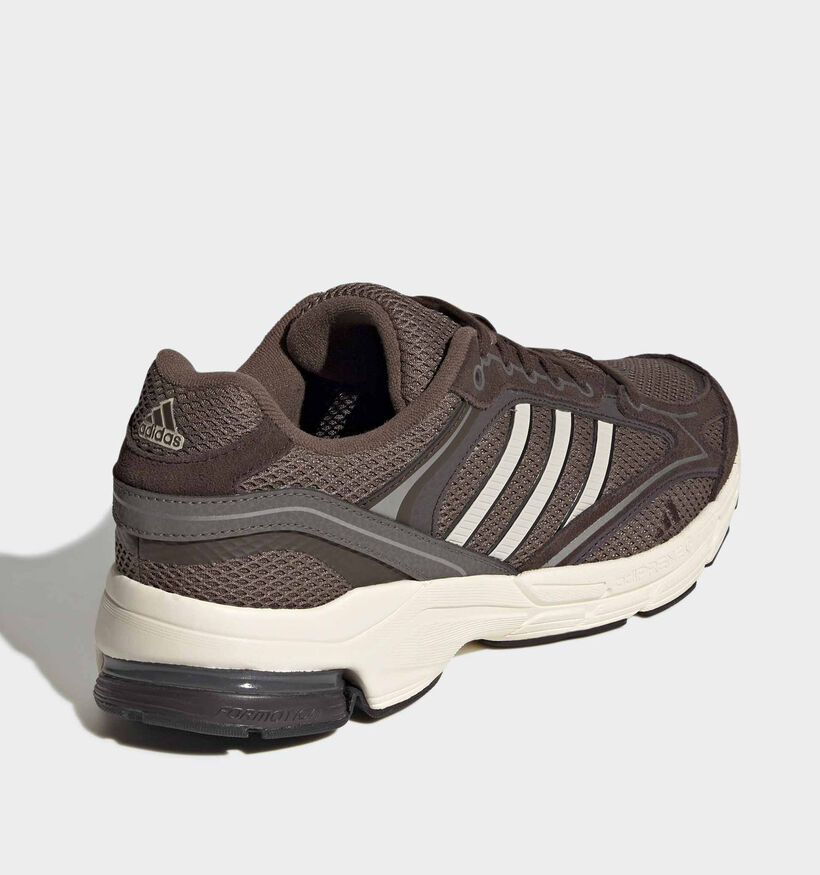 adidas Spiritain 2000 Baskets basses en Brun fonc&eacute; pour hommes (375294) - pour semelles orthop&eacute;diques