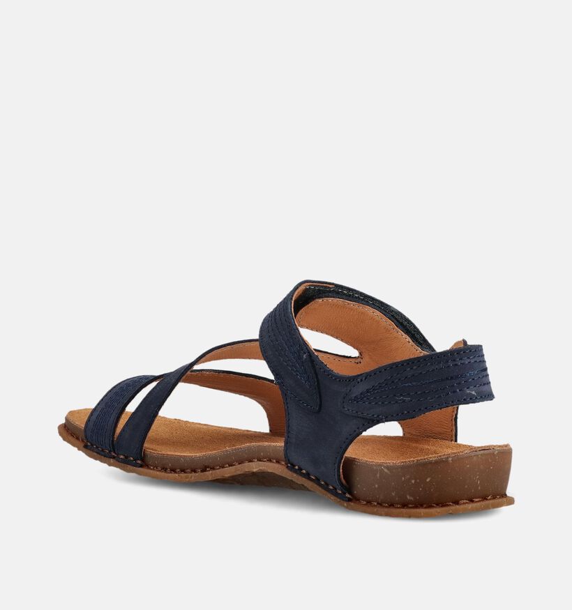 El Naturalista Panglao Sandales plates en Bleu fonc&eacute; pour femmes (372231)