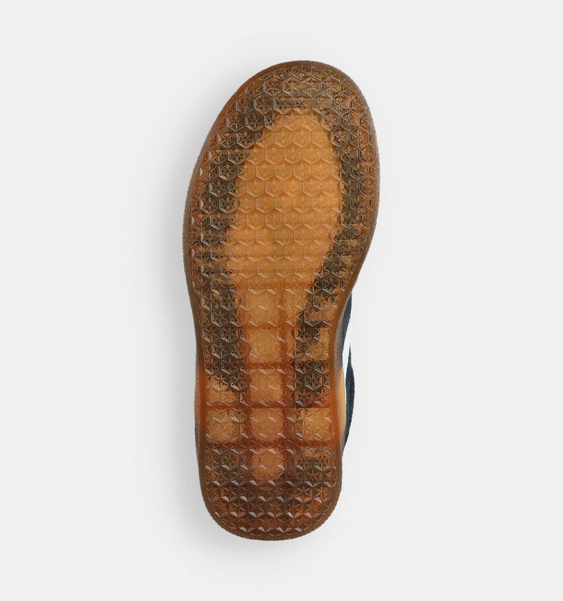 Milo & Mila Chaussures à fermeture éclair/lacets en Bleu pour filles, garçons (363308) - pour semelles orthopédiques