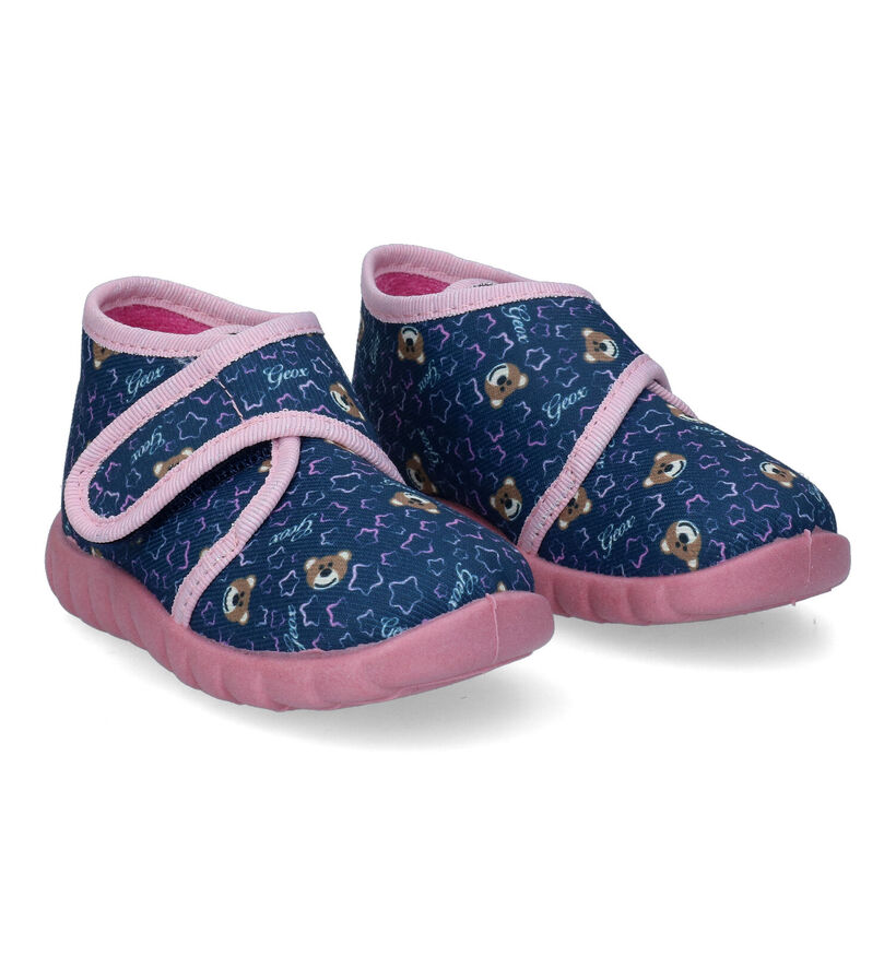 Geox Zyzie Blauwe Pantoffels voor meisjes (317612)