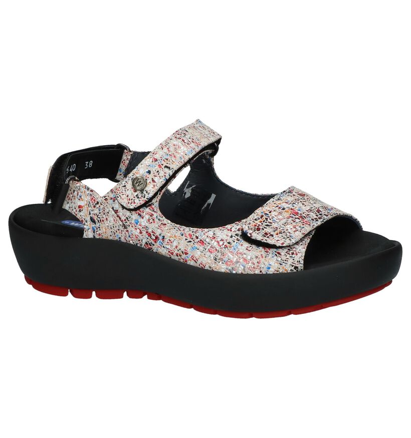 Wolky Rio Meerkleurige Sandalen in leer (213897)