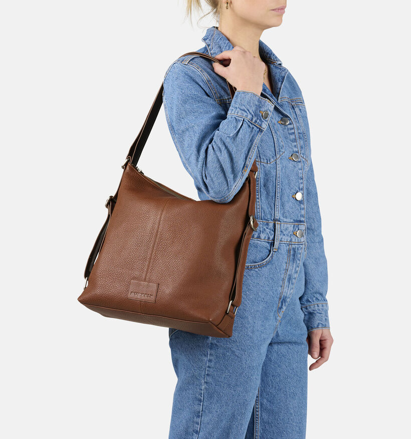Burkely Skylar Sac à dos en Cognac pour femmes (363006)