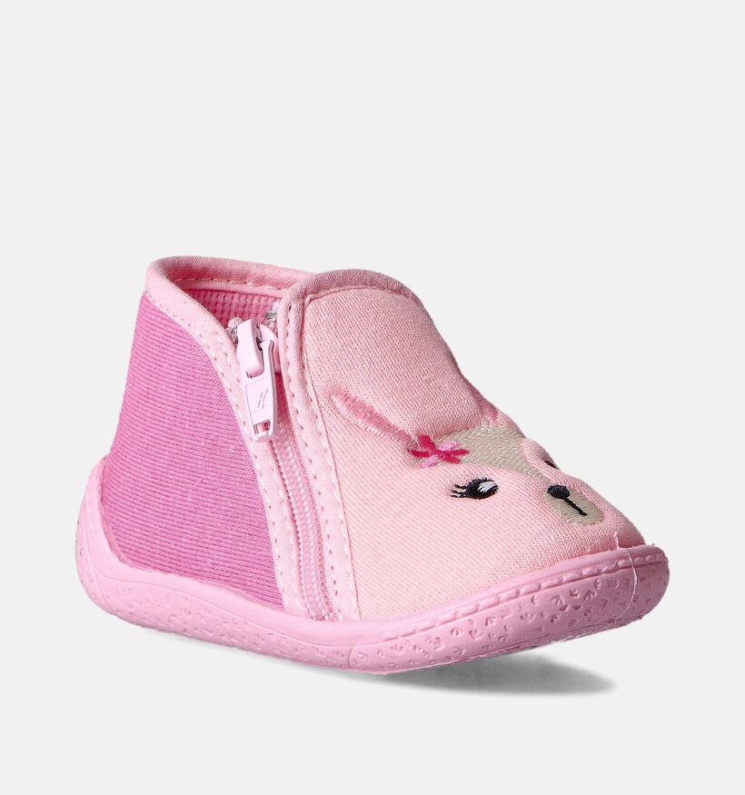 Milo en Mila Roze Pantoffels voor meisjes (358494) - geschikt voor steunzolen