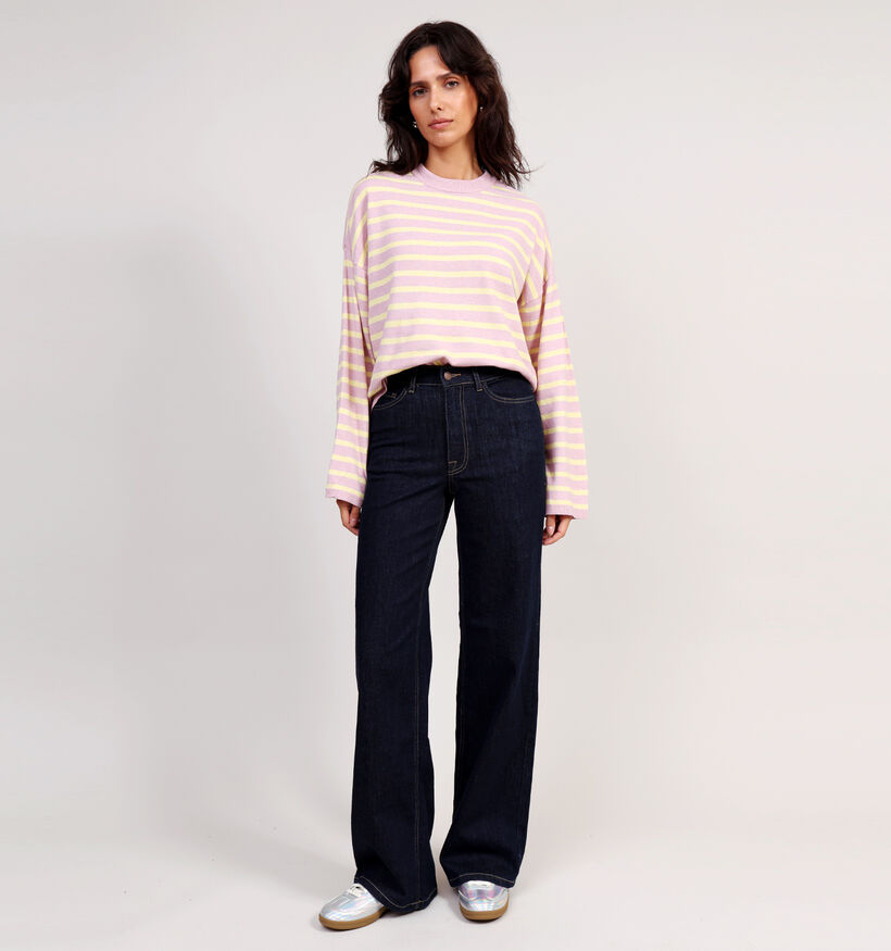 JDY Felina Fina L34 Straight leg jeans en Bleu pour femmes (359986)