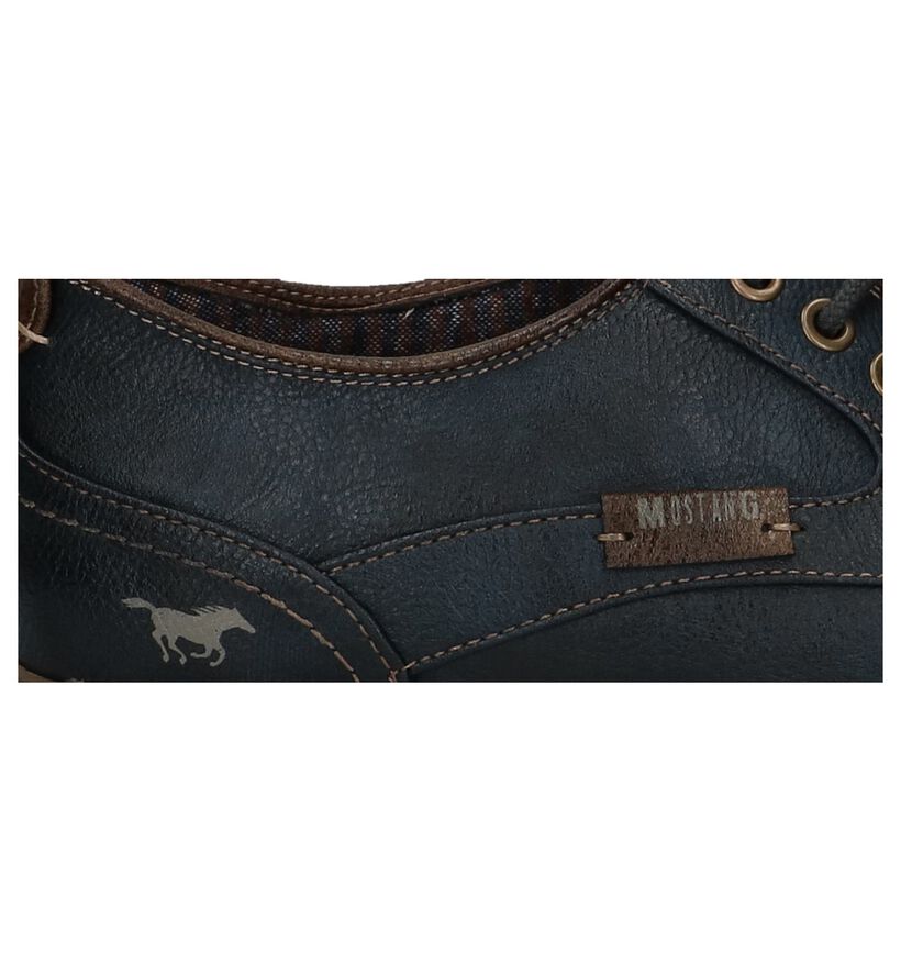 Mustang Cognac Veterschoenen in kunstleer (277290)