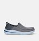 Skechers Delson 3.0 Cabrino Slip-ins en Gris pour hommes (343004) - pour semelles orthopédiques