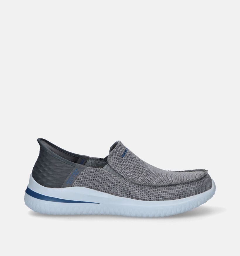 Skechers Delson 3.0 Carbrino Blauwe Slip-ins voor heren (351874)