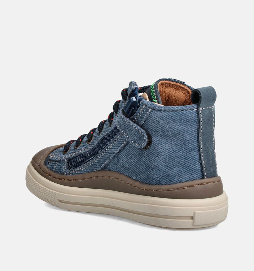 FR by Romagnoli Chaussures hautes en Bleu pour garçons (364839) - pour semelles orthopédiques