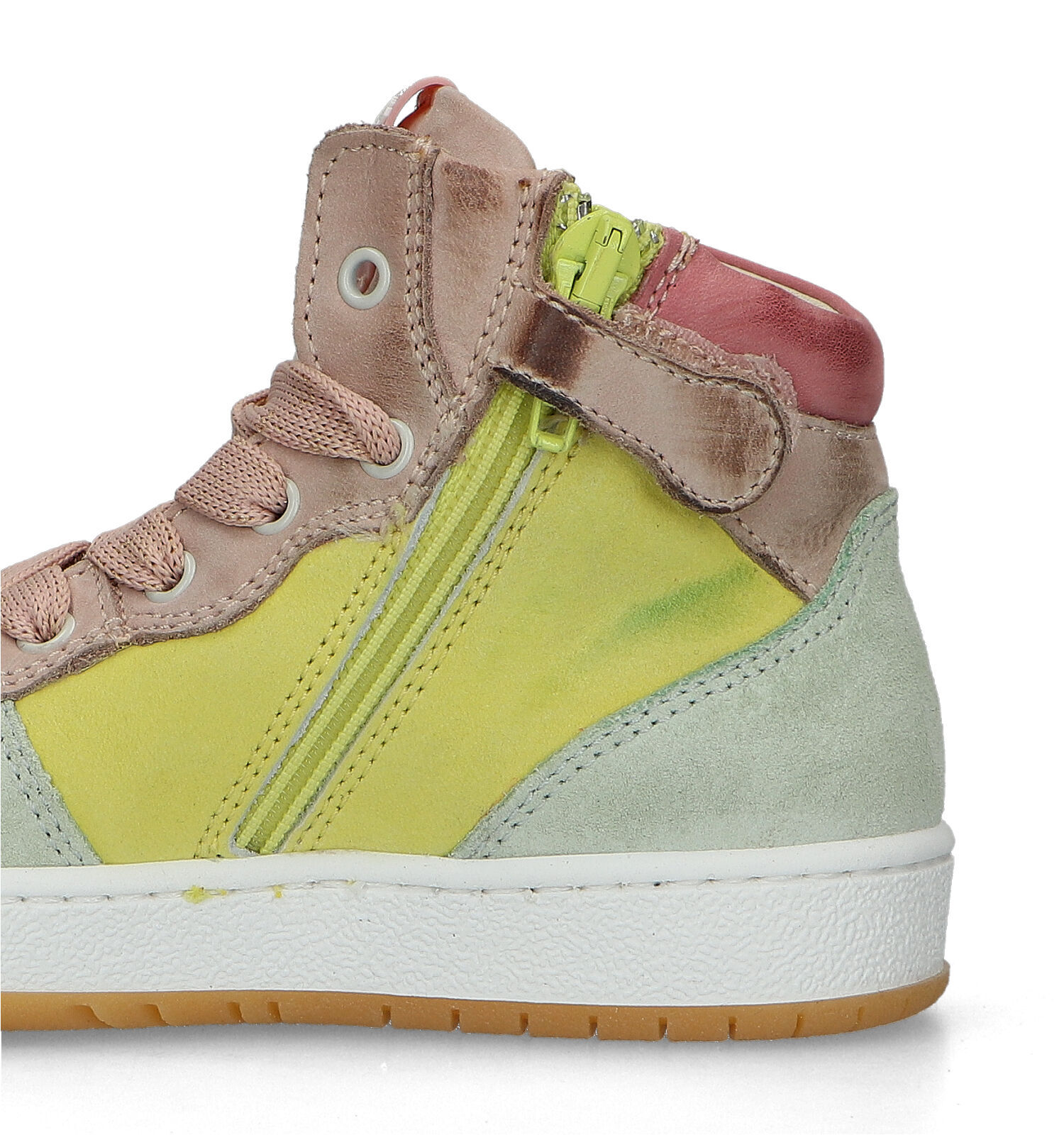 STONES and BONES Losot Gele Sneakers Meisjes Hoge schoenen Online op TORFS.BE