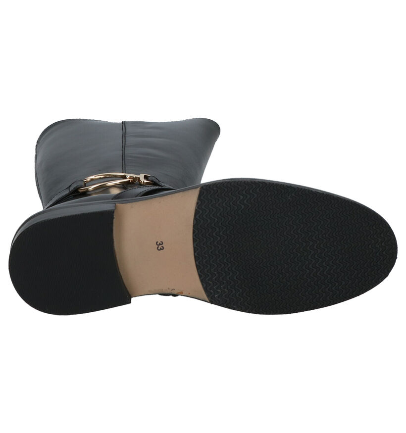 Hampton Bays Bottes hautes en Noir en cuir (260996)