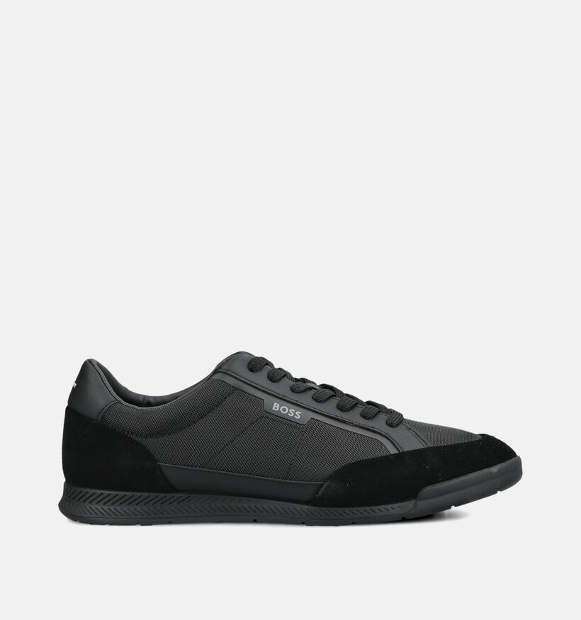BOSS Nitan Chaussures plates en Noir pour hommes (375714) - pour semelles orthop&eacute;diques
