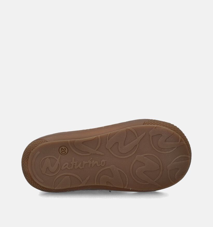 Naturino Cocoon Suede Dotted Beige Babyschoentjes voor meisjes (359359) - geschikt voor steunzolen