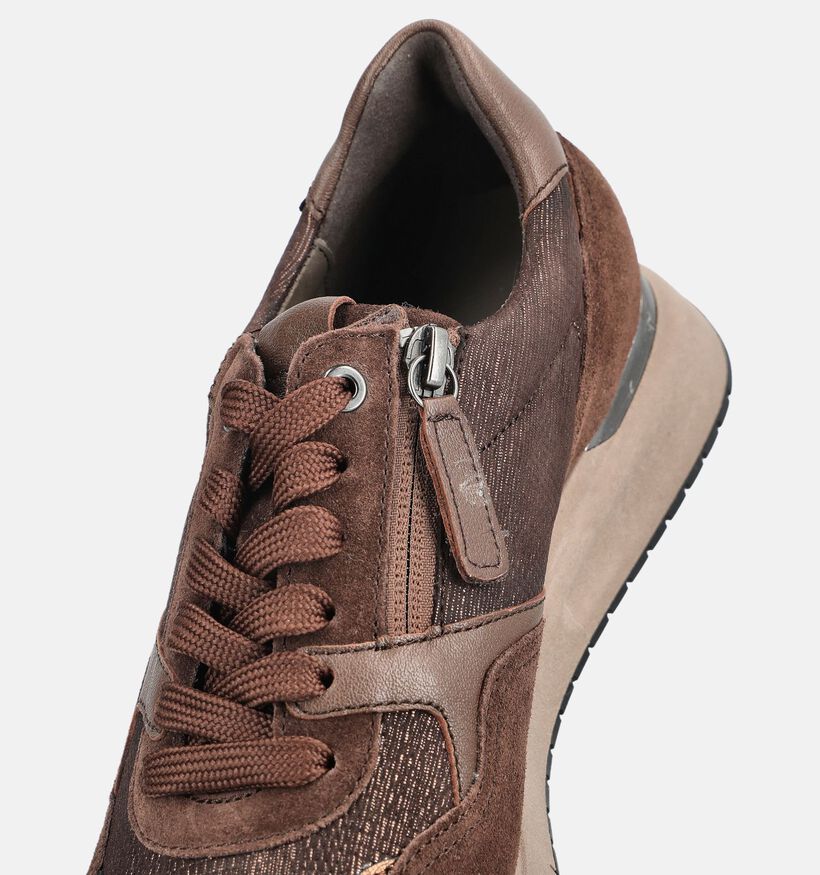 Gabor Bruine Sneakers voor dames (376989) - geschikt voor steunzolen