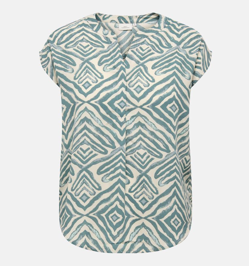 ONLY Carmakoma Shilla Groene Blouse voor dames (359408)