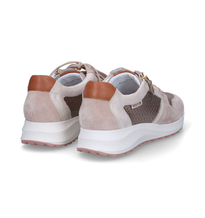 Mephisto Kim Perf Chaussures à lacets en Taupe en cuir (306945)