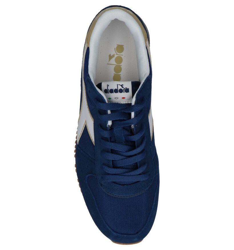 Blauwe Diadora Malone Sportieve Sneakers, , pdp