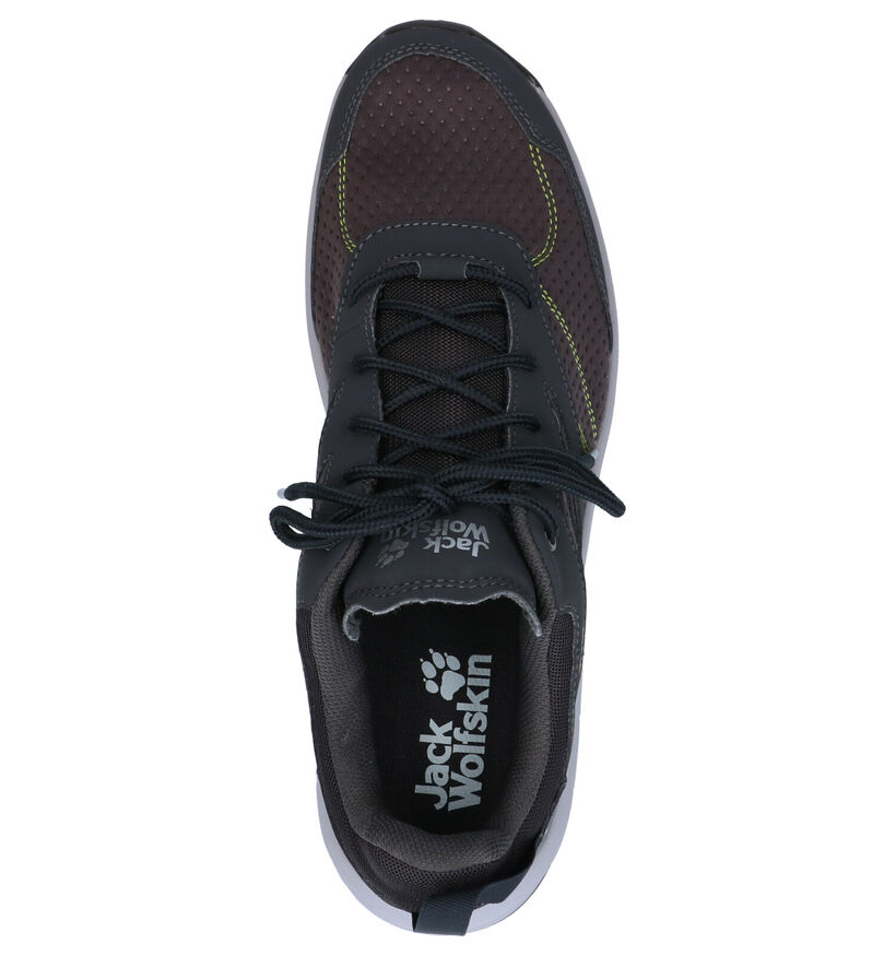 Jack Wolfskin Woodland Chaussures de randonnée en Noir en simili cuir (288123)